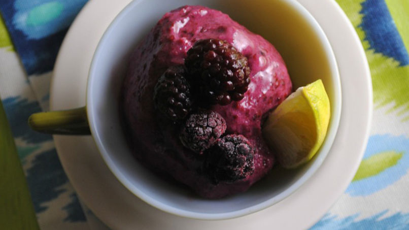 Blackberry Lime Gelato