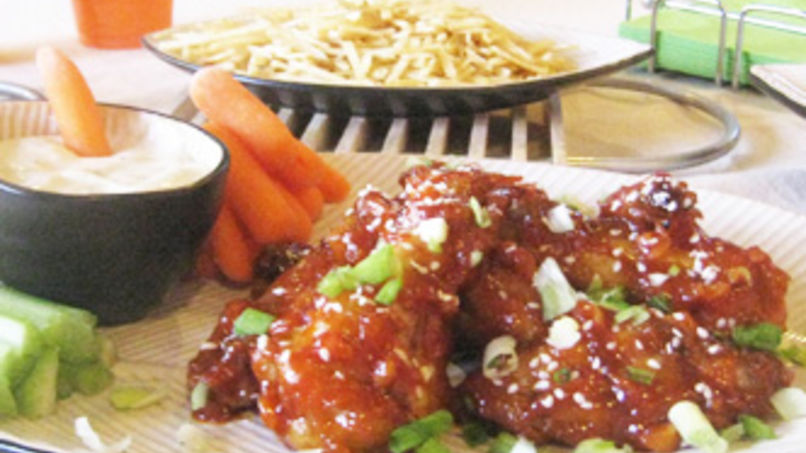 Guava, Honey and Sesame Seeds Chicken Wings