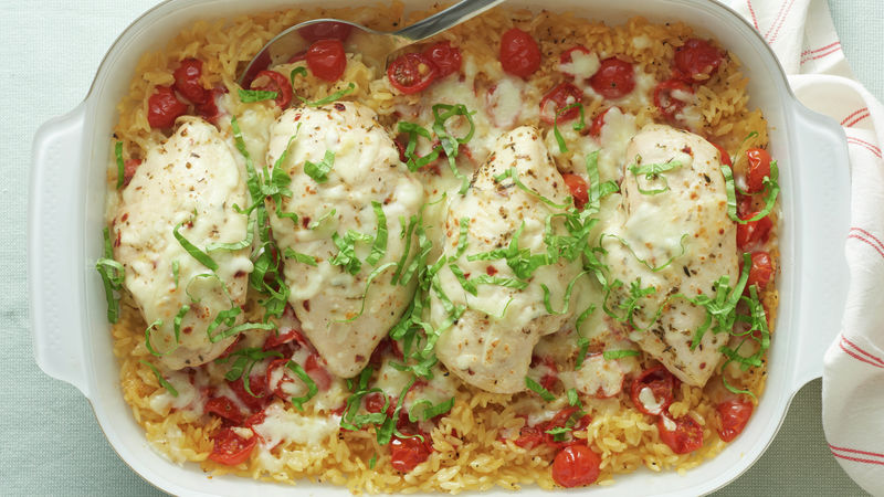 Garlic Butter Orzo Chicken Casserole