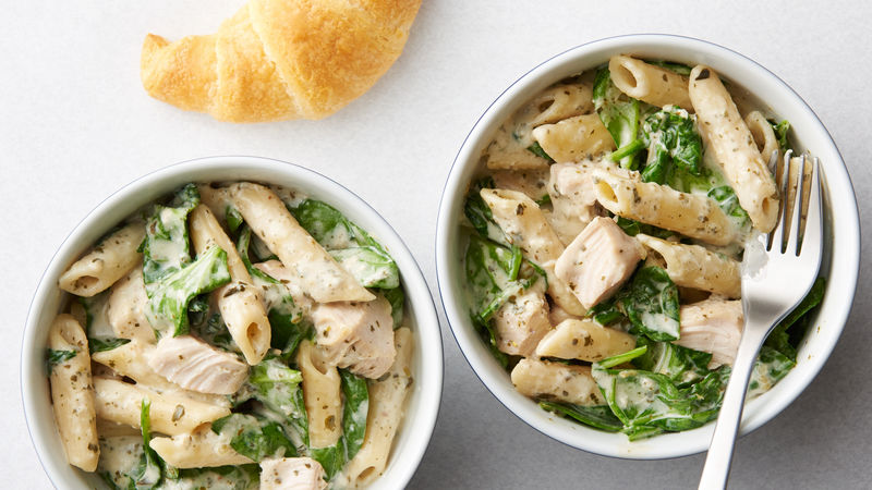 Instant Pot™ Creamy Pesto Penne Pasta