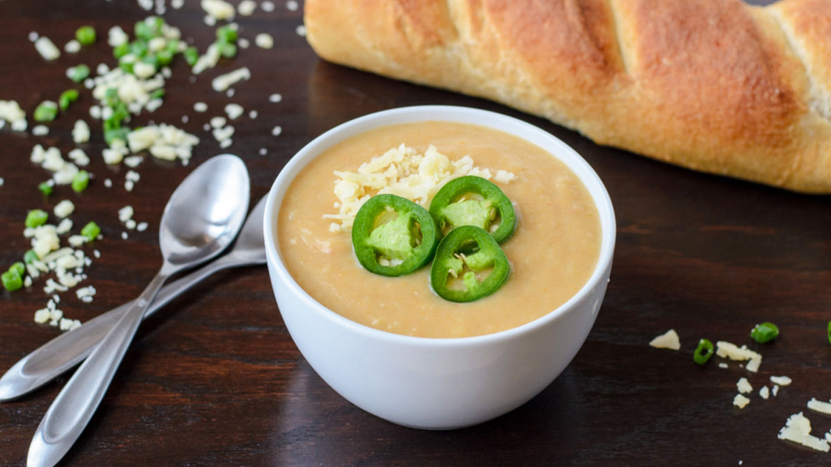 Slow-Cooker Jalapeno Cheddar Cheese Soup