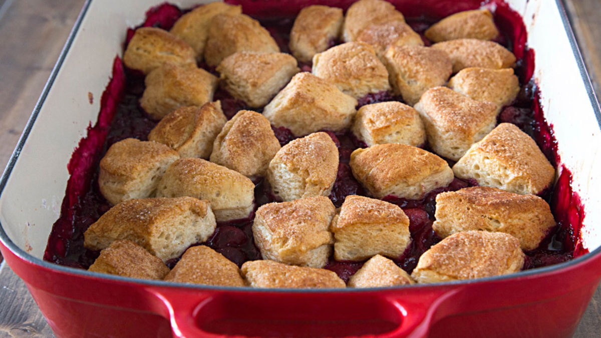 Mixed Berry Bubble-Up Bake