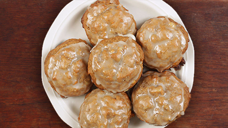 Persimmon Cookies with Orange Bourbon Glaze Recipe - Tablespoon.com