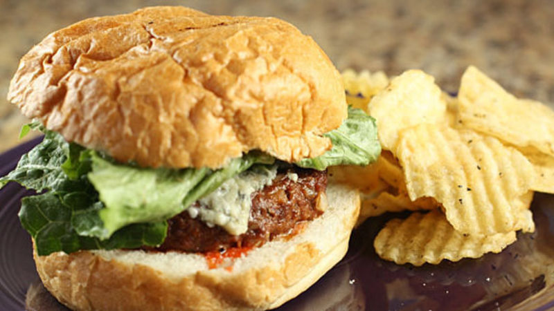 Buffalo Buffalo Burgers Recipe - Tablespoon.com
