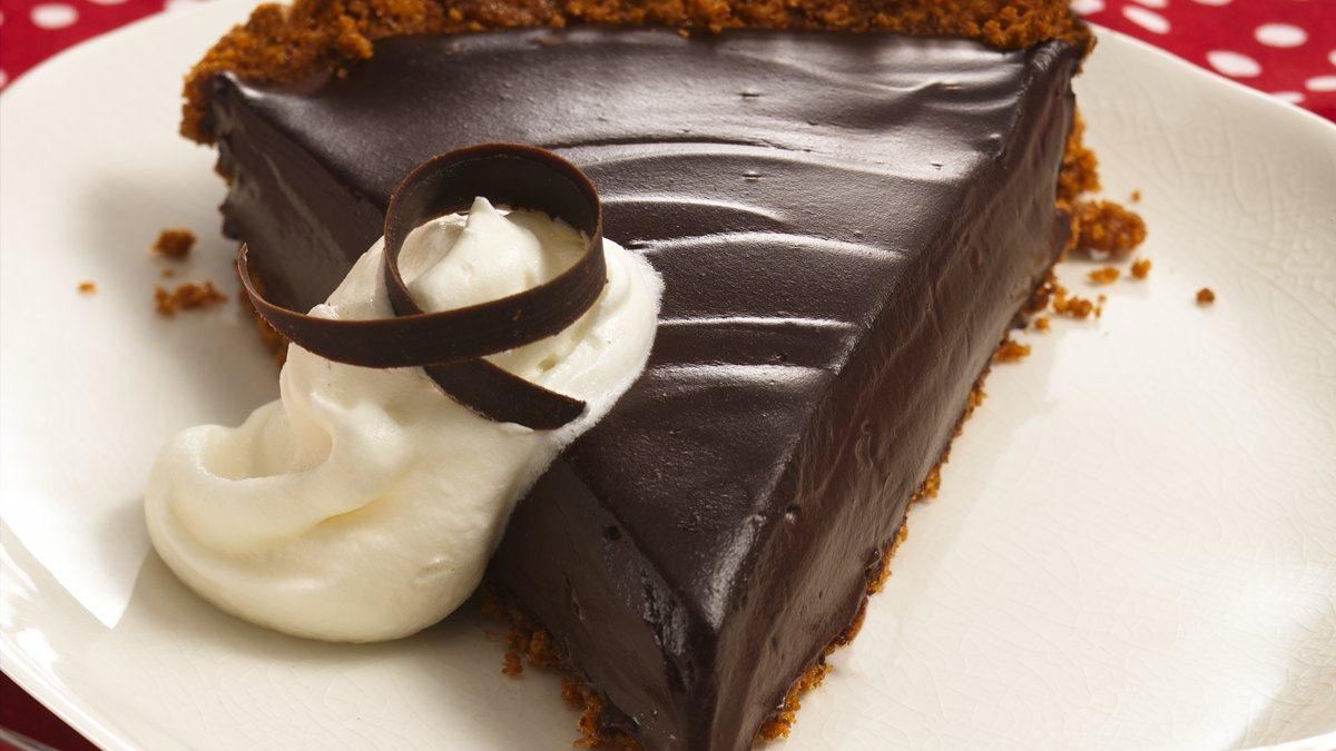 Creamy Dark Chocolate Pie 