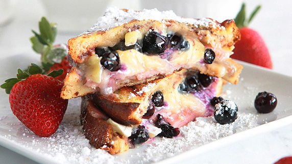 Blueberry Monte Cristo Recipe - Tablespoon.com