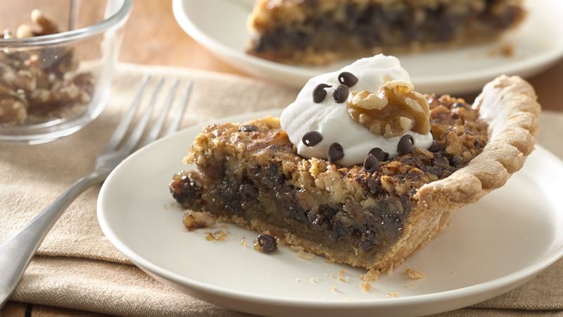 Kentucky Chocolate and Walnut Pie