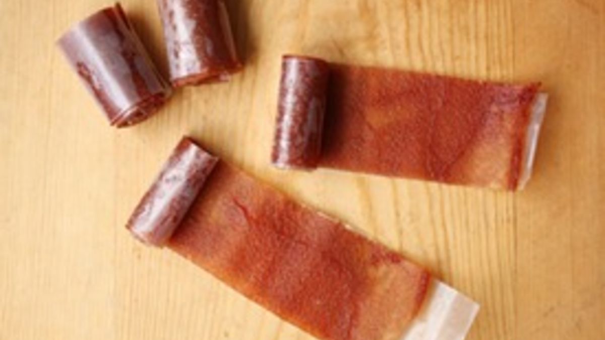 Apple-Ginger Fruit Leather