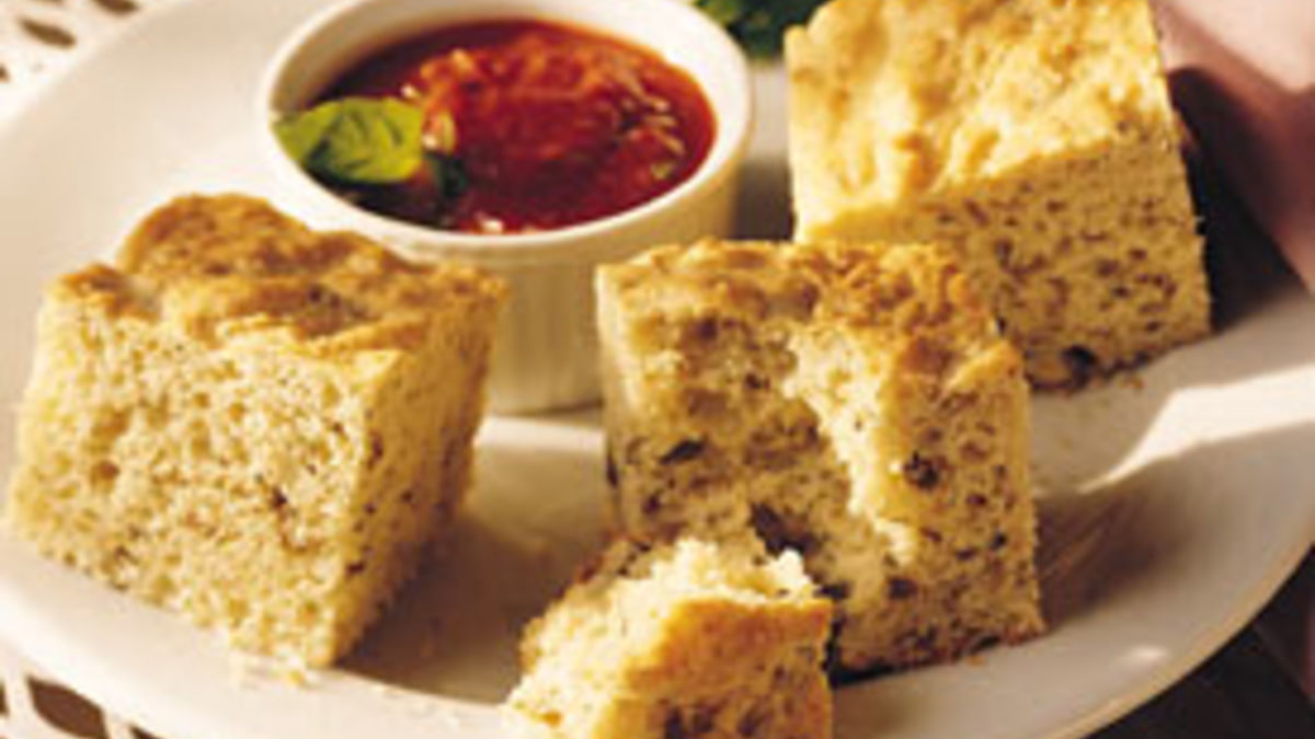 Pesto Appetizer Squares