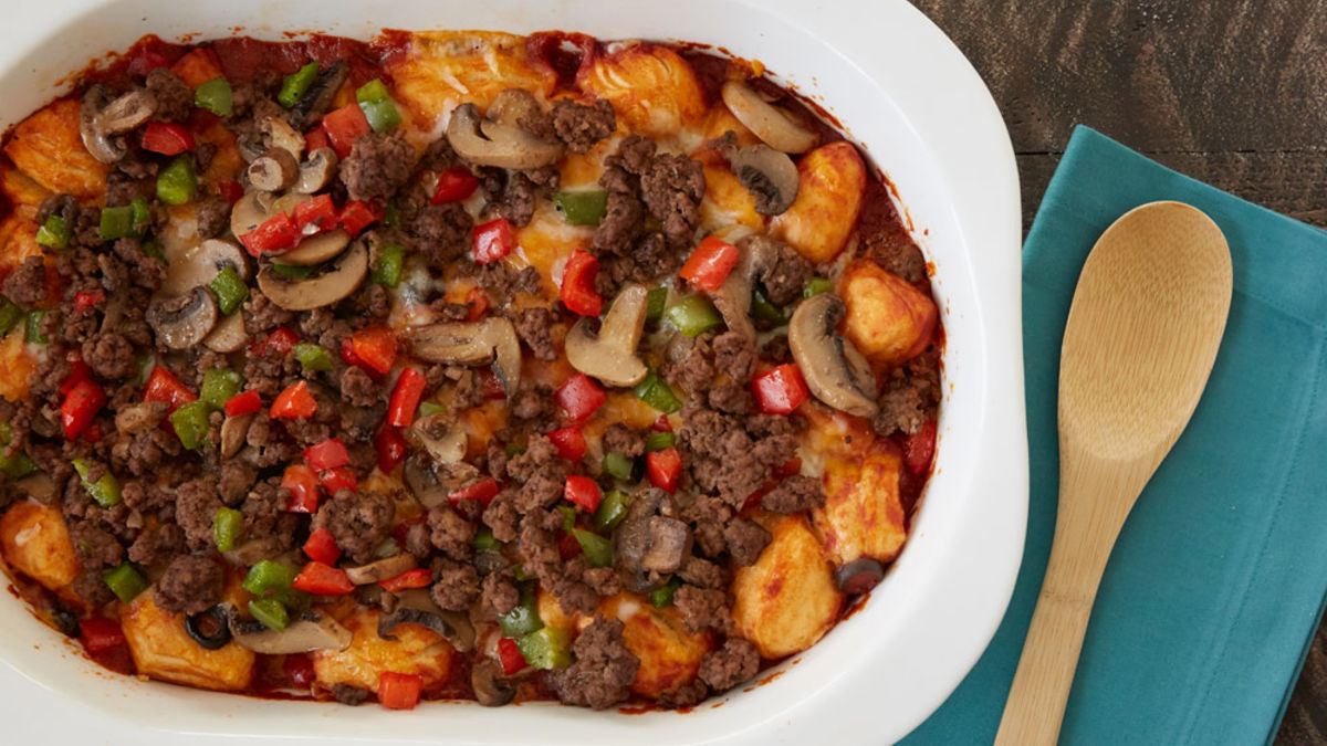 Biscuit Taco Casserole