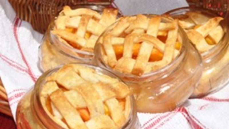Peach Pies in a Jar Recipe - Tablespoon.com