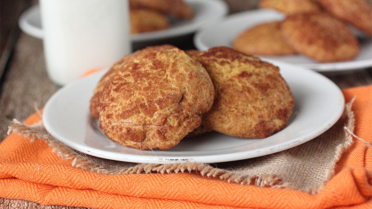 Pumpkin Snickerdoodle Cookies