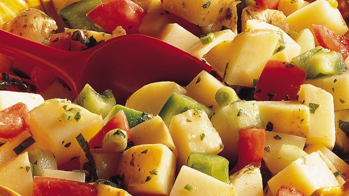 Potato-Vegetable Salad with Cilantro Dressing
