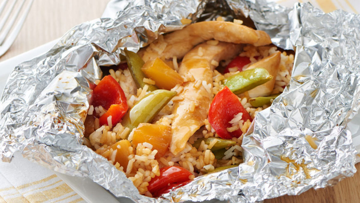 Teriyaki Chicken Foil Packs
