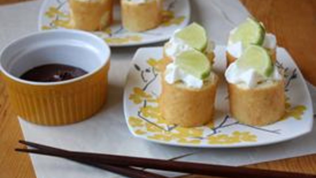 Key Lime Dessert Sushi