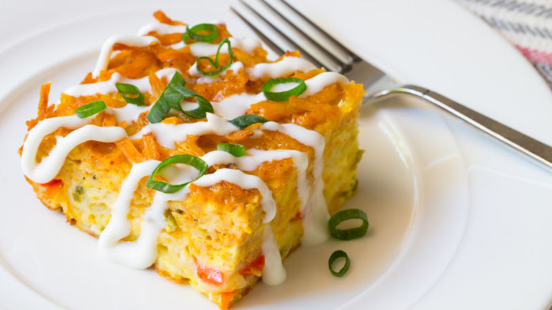 Vegetable Mexican Breakfast Casserole Recipe - BettyCrocker.com