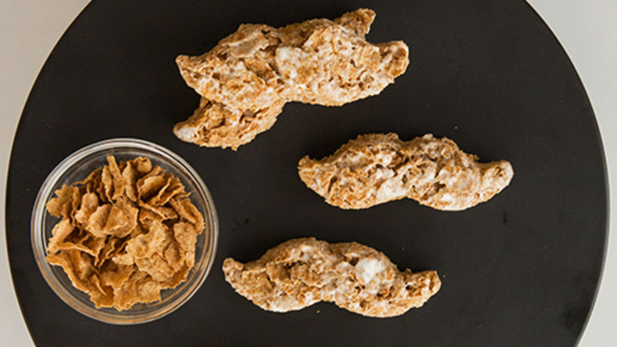 Movember Wheaties Marshmallow Bars