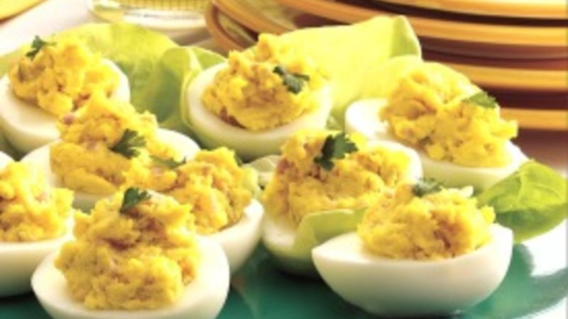 Relish and Ham Deviled Eggs Recipe - Pillsbury.com