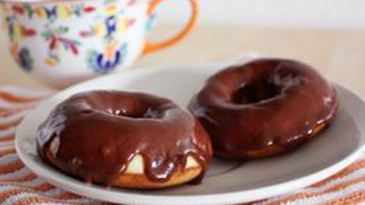 Orange Buttermilk Cake Doughnuts with Chocolate-Orange Glaze