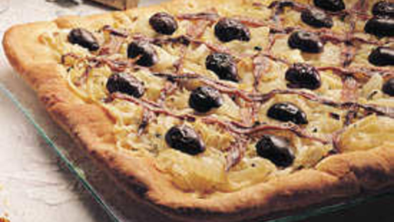 Mediterranean Onion Tart Recipe - BettyCrocker.com