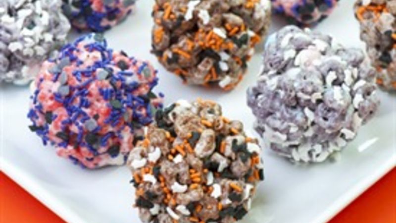 Monster "Mash"mallow Cereal Treats Recipe - Tablespoon.com