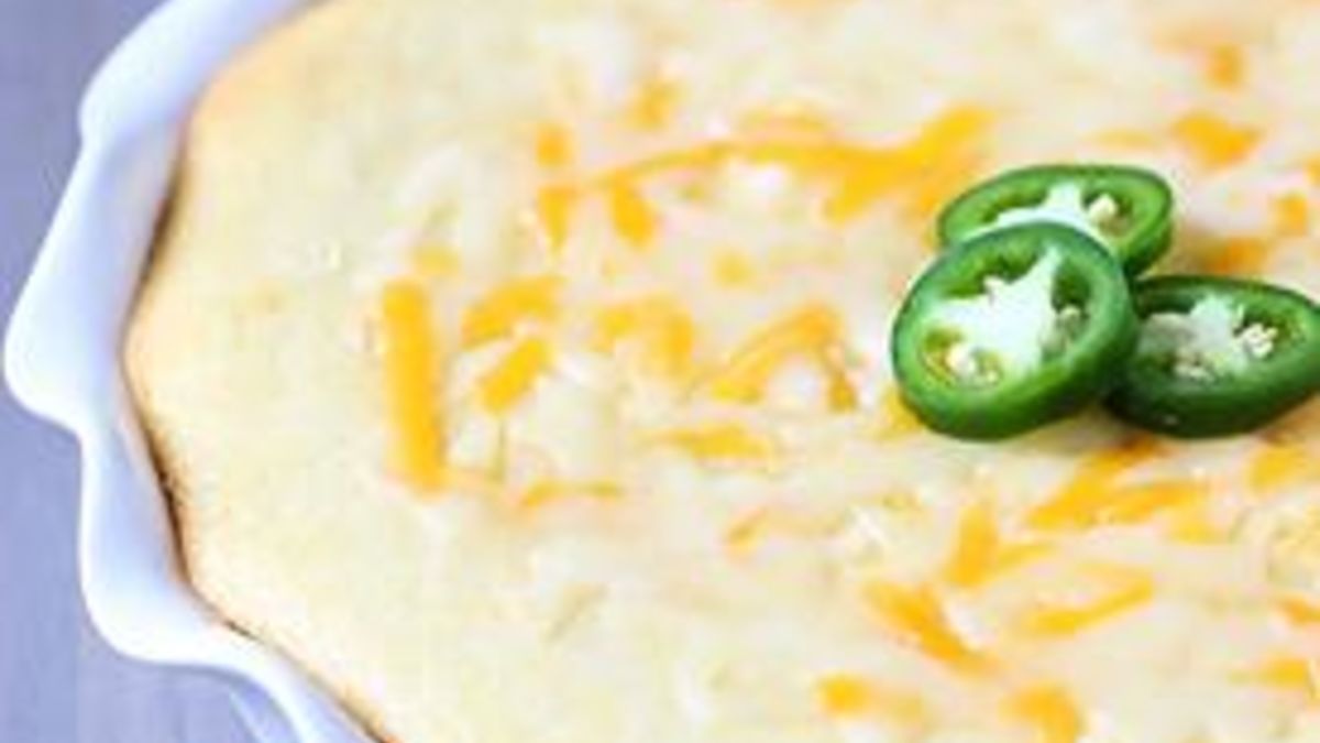 Chicken Enchilada Cornbread Pie