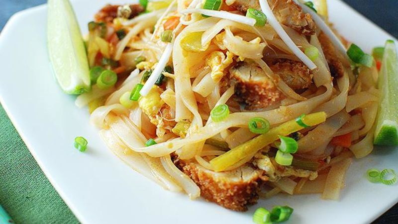 Buffalo Chicken Pad Thai Recipe - Tablespoon.com