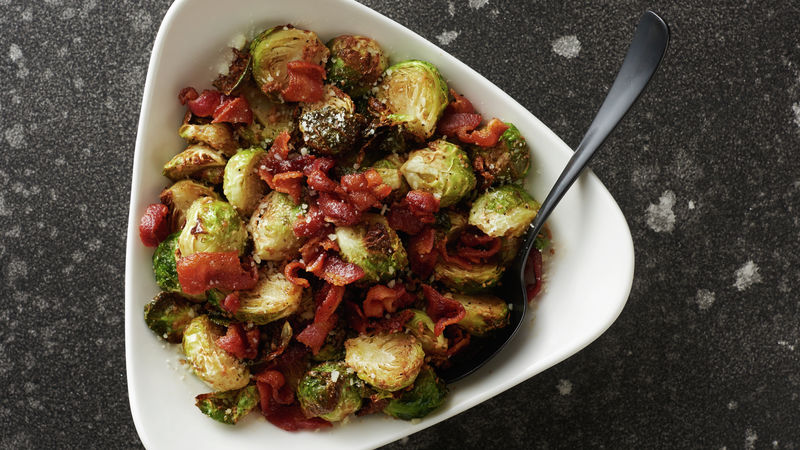 Air Fryer Balsamic Brussels Sprouts