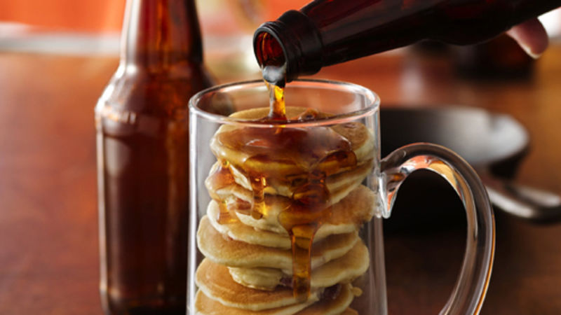Beer and Bacon Mancakes Recipe - Tablespoon.com