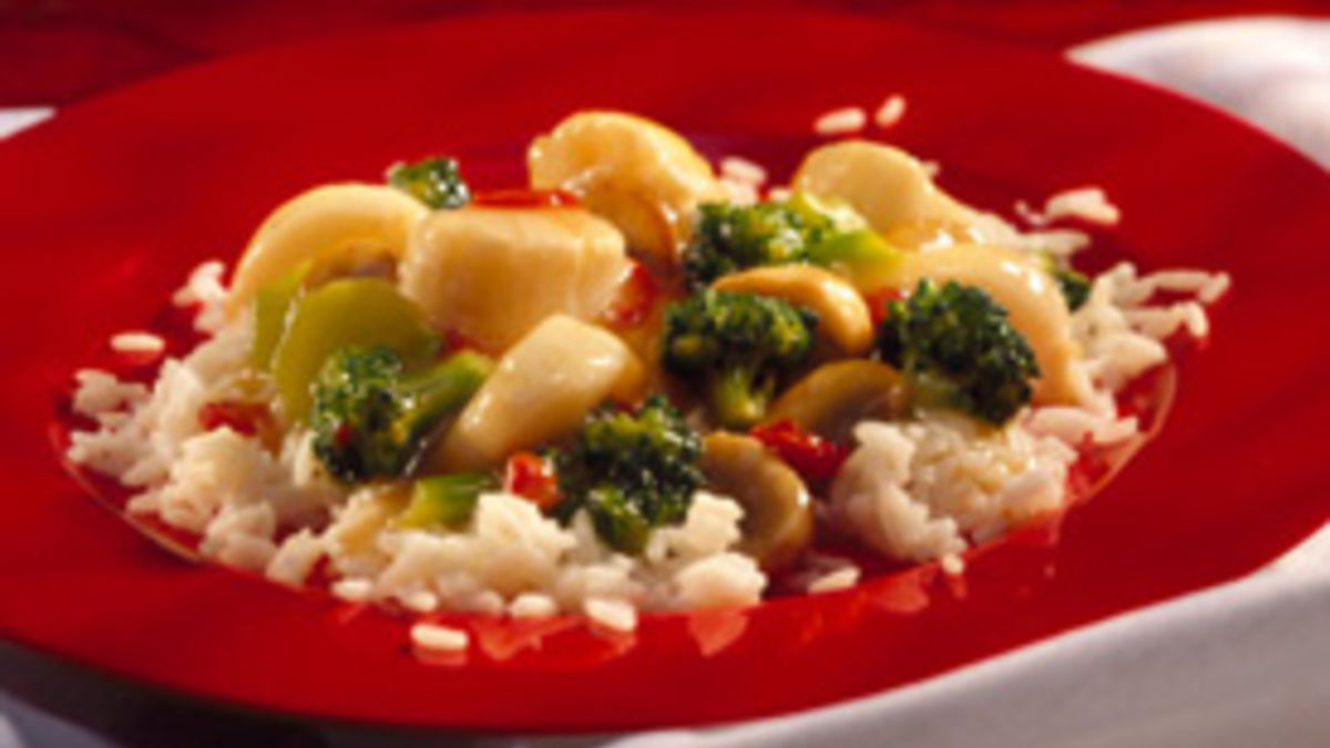 Stir-Fried Scallops with Broccoli