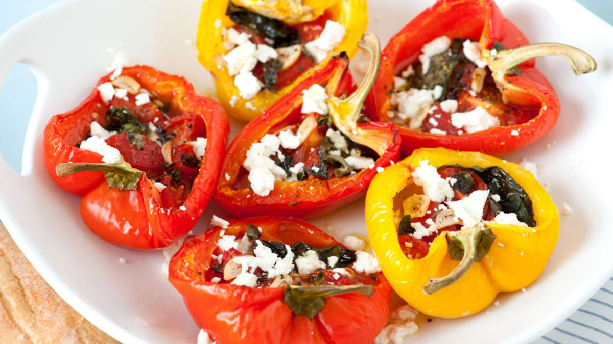 Roasted Stuffed Peppers