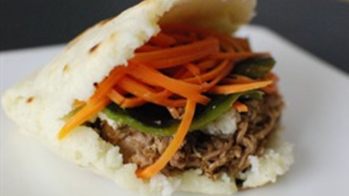 Shredded Pork Arepa