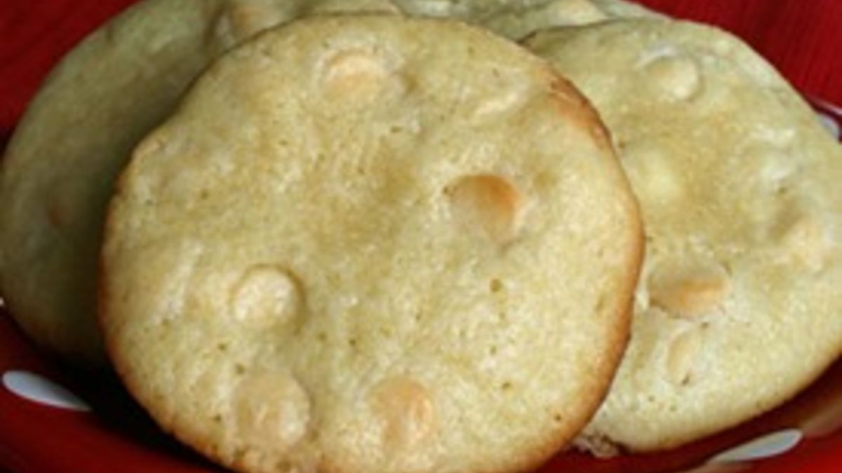 Lime White Chocolate Cookies