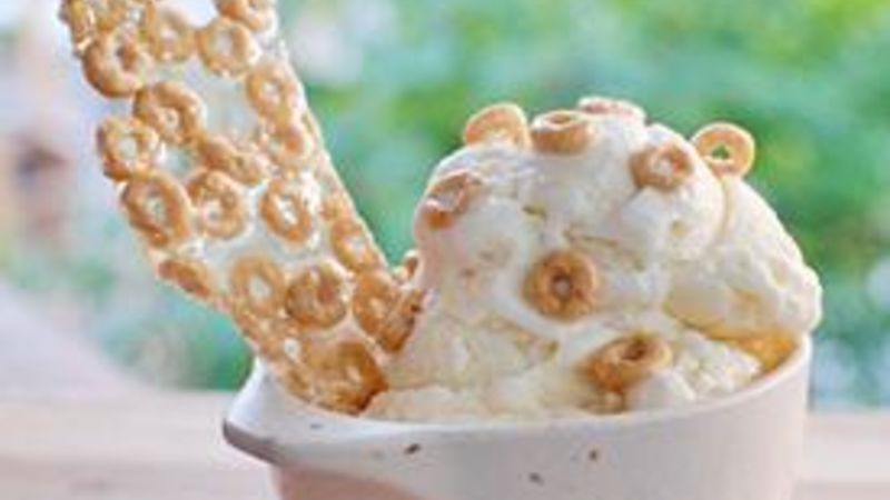 Honey Nut Cheerios™ Ice Cream Recipe - Tablespoon.com