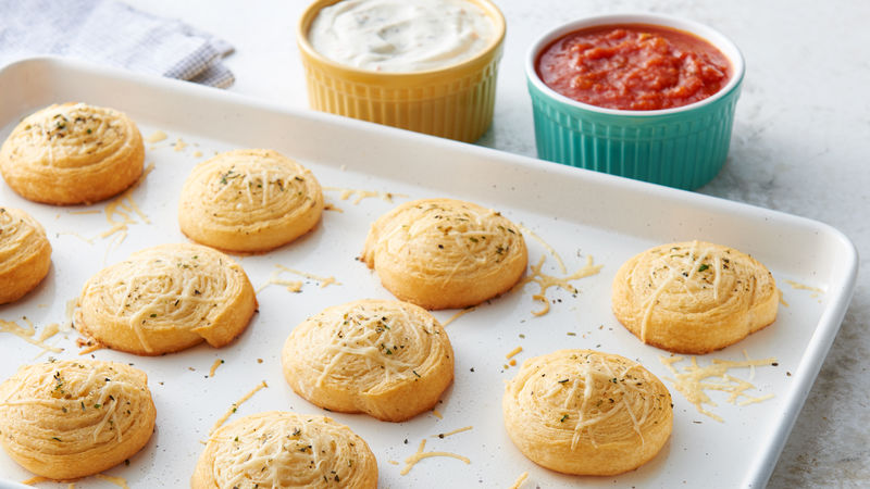 Slice and Serve Garlic Butter Crescents