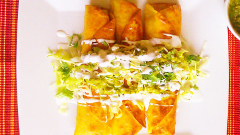 Taquitos Dorados de Picadillo
