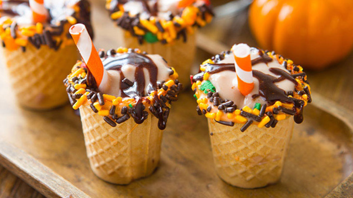 Boozy Espresso in a Cone