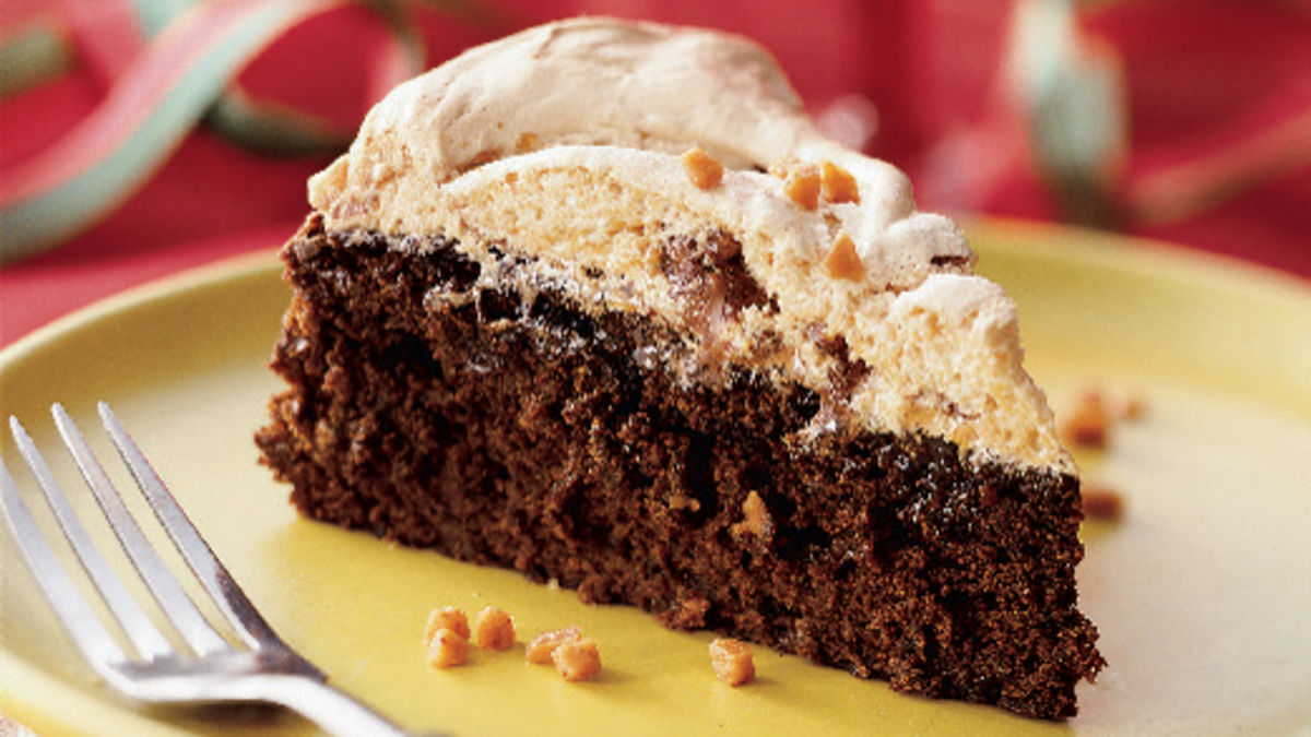 Toffee Meringue Gingerbread