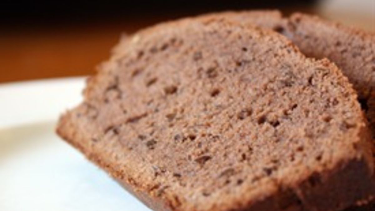 Chocolate Flaxseed Bread