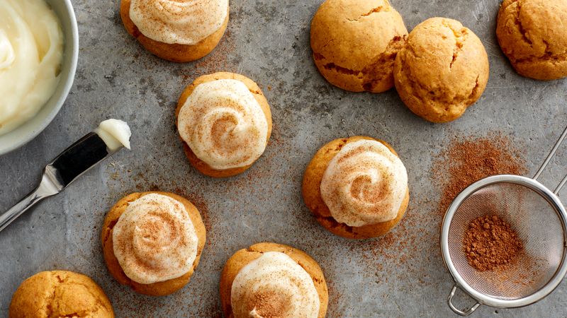 Cake Mix Gooey Butter Pumpkin Cookies