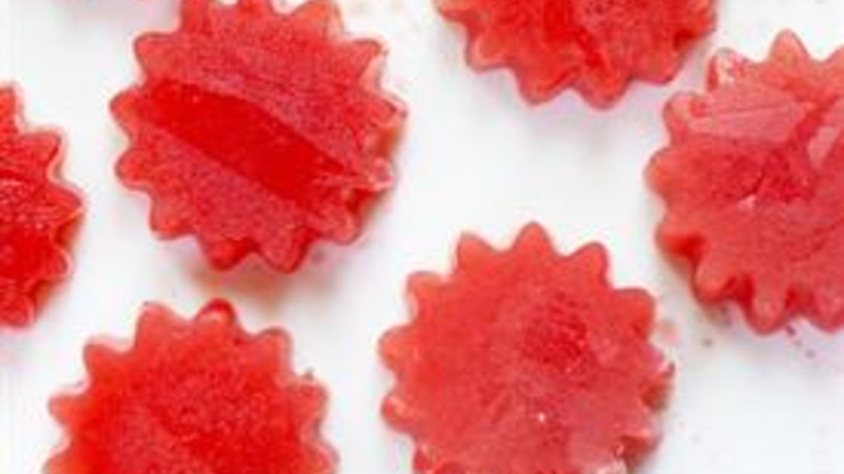 Strawberry Basil Ice Cubes