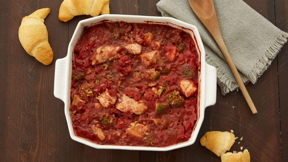 Easy Chicken and Tomato Casserole