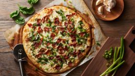 How To Make Bacon Alfredo Pizza Video