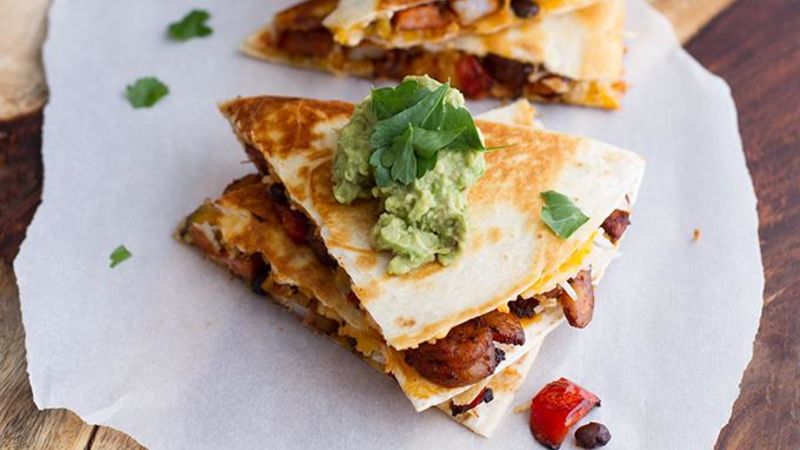 Spicy Cajun Shrimp Quesadillas Recipe - Tablespoon.com