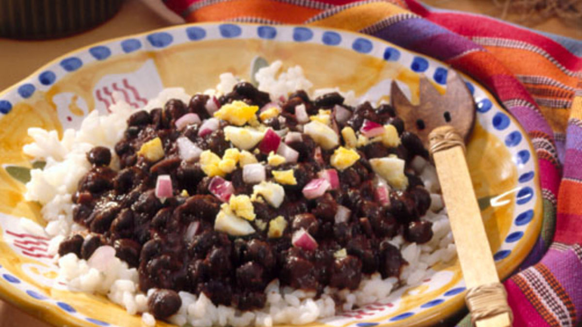 Cuban Black Beans and Rice