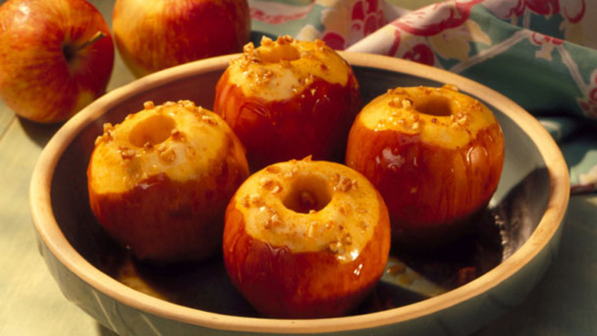 Gluten-Free Baked Maple Apples