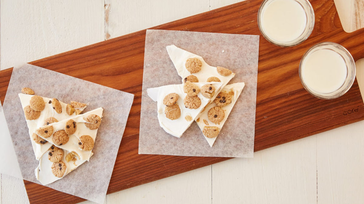 Milk and Cookies Bark