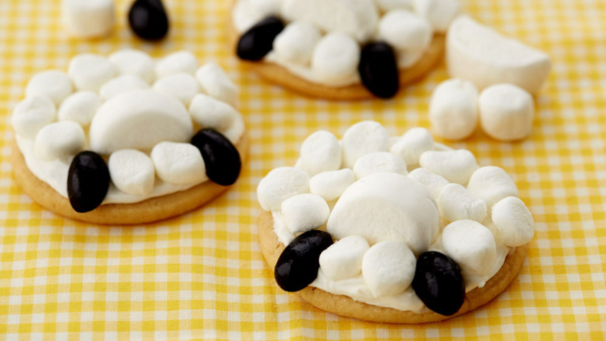 Lamb Butt Cookies