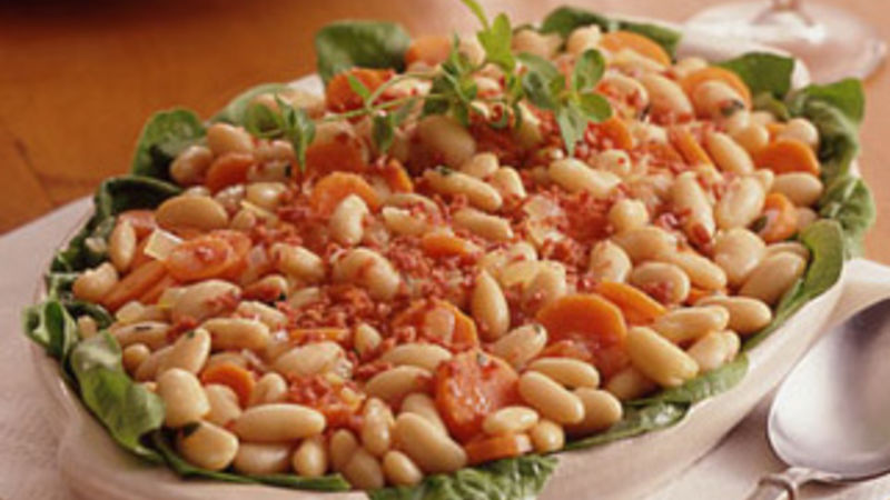 Warm Tuscan Bean Salad Recipe - BettyCrocker.com