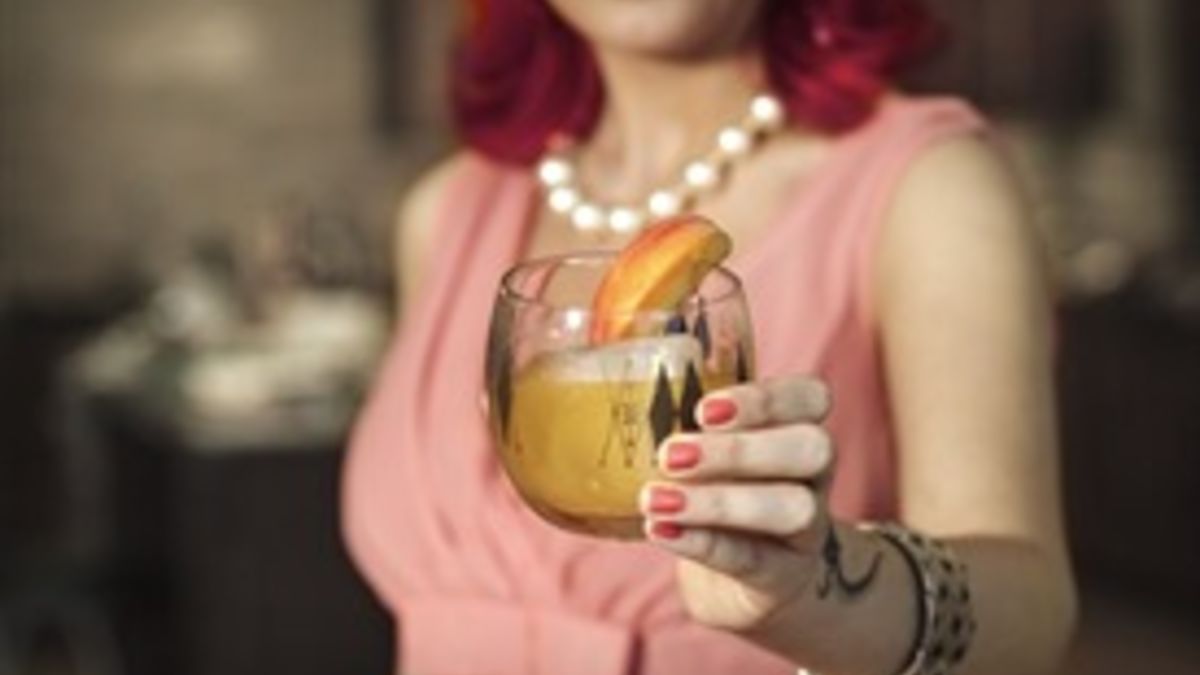 Modern Old-Fashioned Cocktail